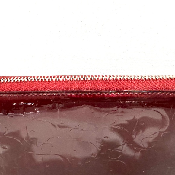 Dior Patent Leather Continental Wallet with Diorissimo Pattern - Picture 3 of 11